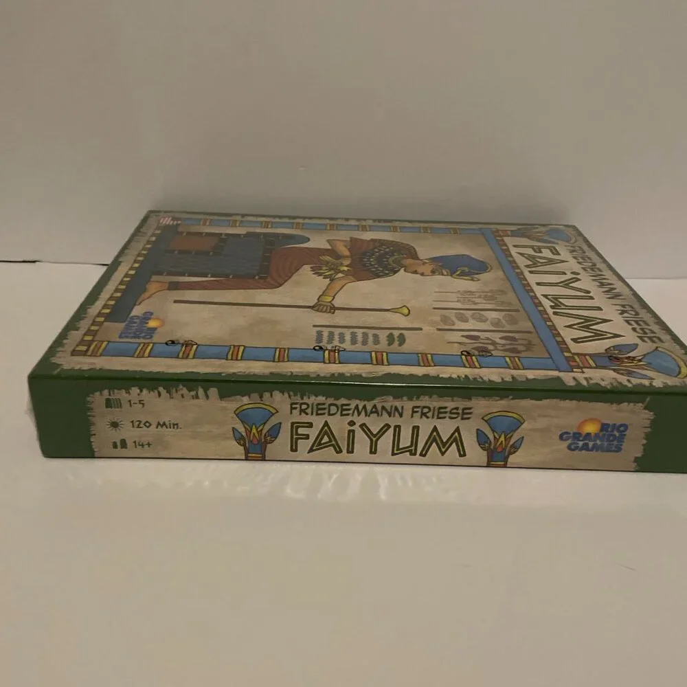 Faiyum Strategy Board Game English Rio Grande Games Friedemann Friese NEW Sealed